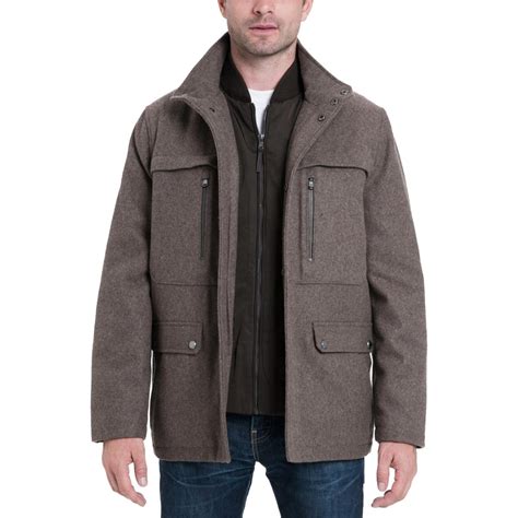 michael michael kors men's genoa coat|Michael Kors coats for men.